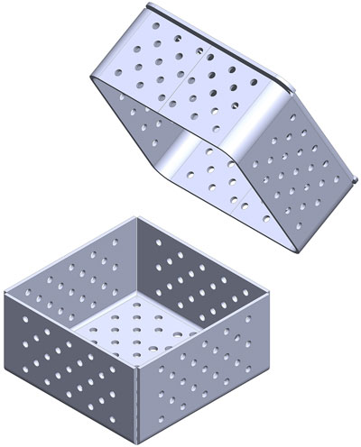 Small Parts Tray, Telescoping (3x3)