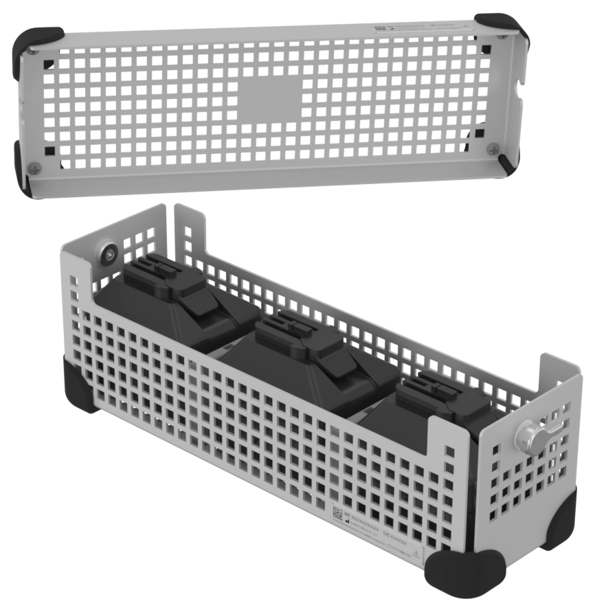 Three Battery Tray